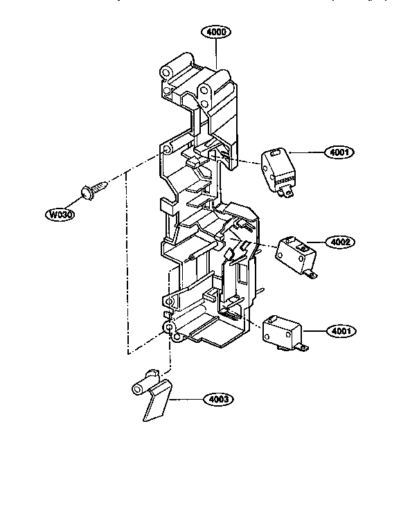 Latch board parts