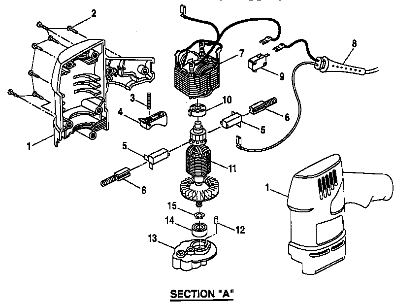 FIELD AND ARMATURE ASSEMBLY