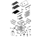 Char-Broil 4658710 replacement parts diagram
