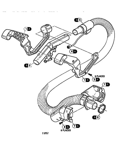 Hose and handle assembly
