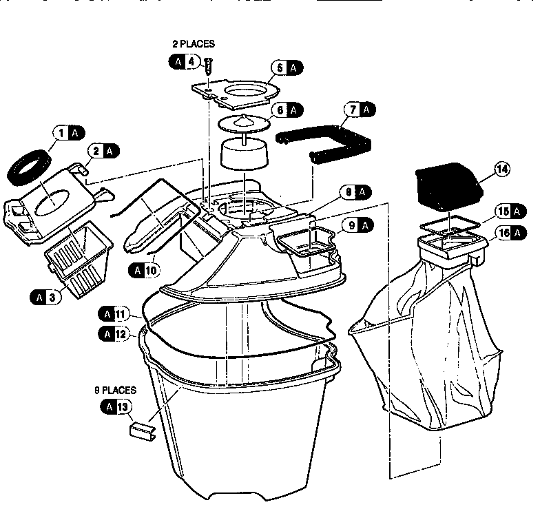 Solution container assembly