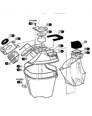 Solution container assembly