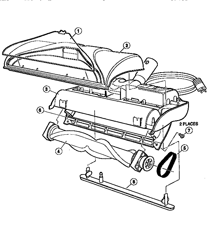 Power carpet tool assembly