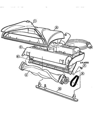 Power carpet tool assembly