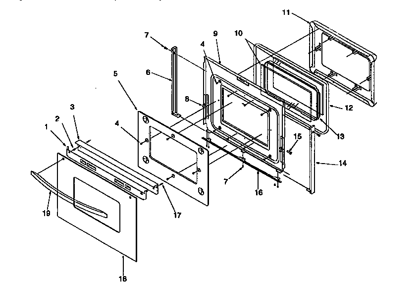 Oven door
