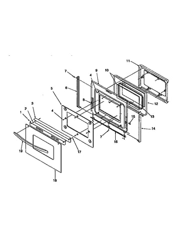 Oven door