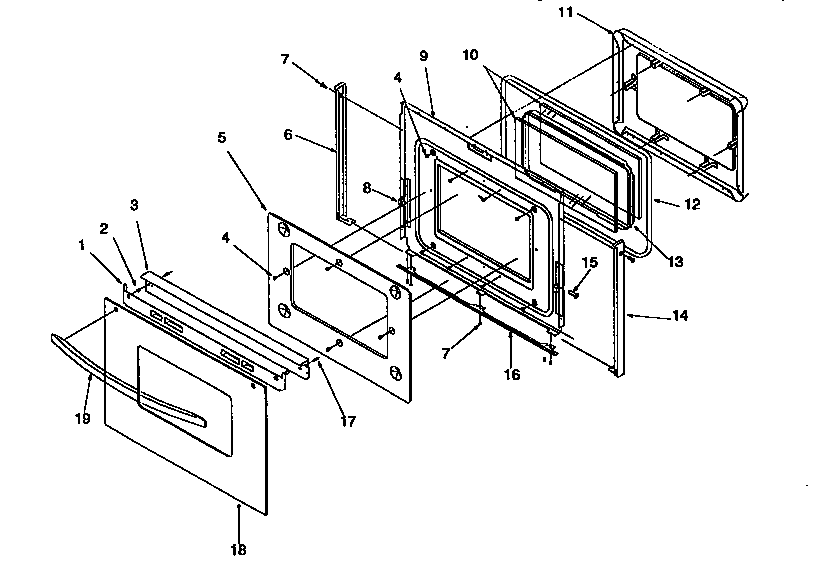 Oven door