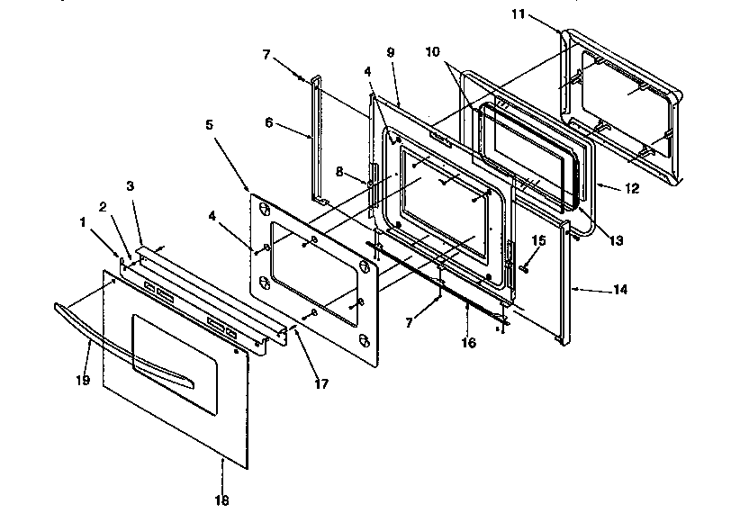 Oven door