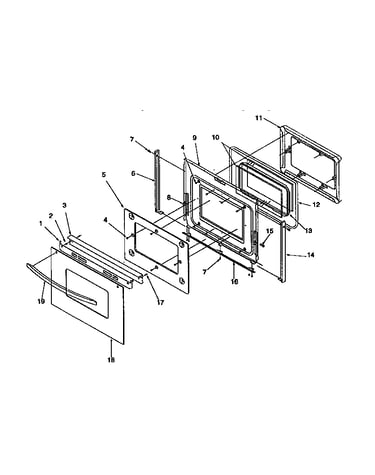 Oven door