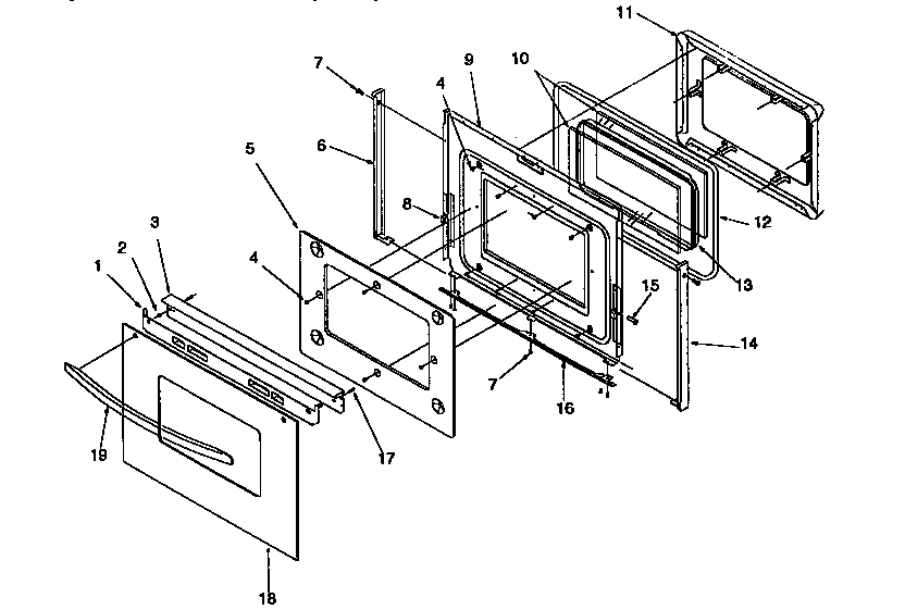 Oven door