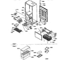 Amana B136CAL3-P1197501W drawers, hinges and accessories diagram