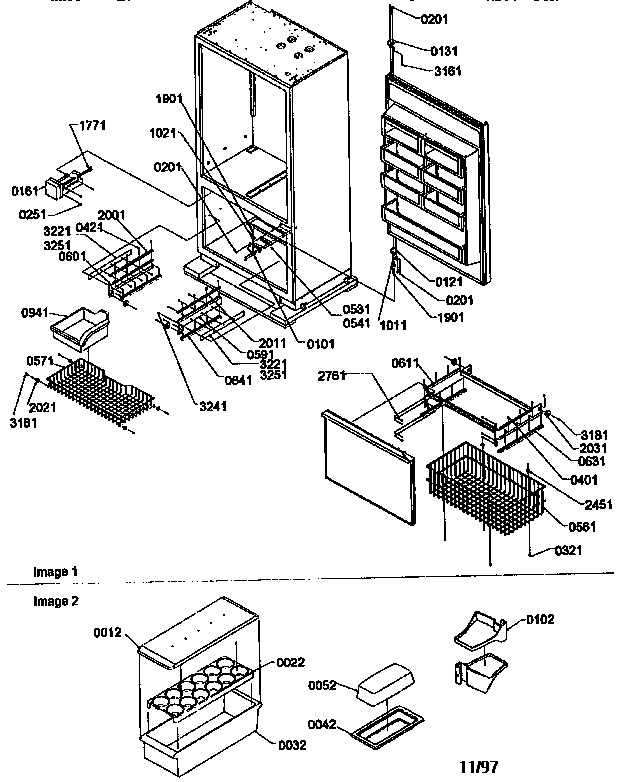 Drawers, hinges and accessories