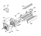 Amana B136CAR3-P1197502W ice maker assembly parts diagram