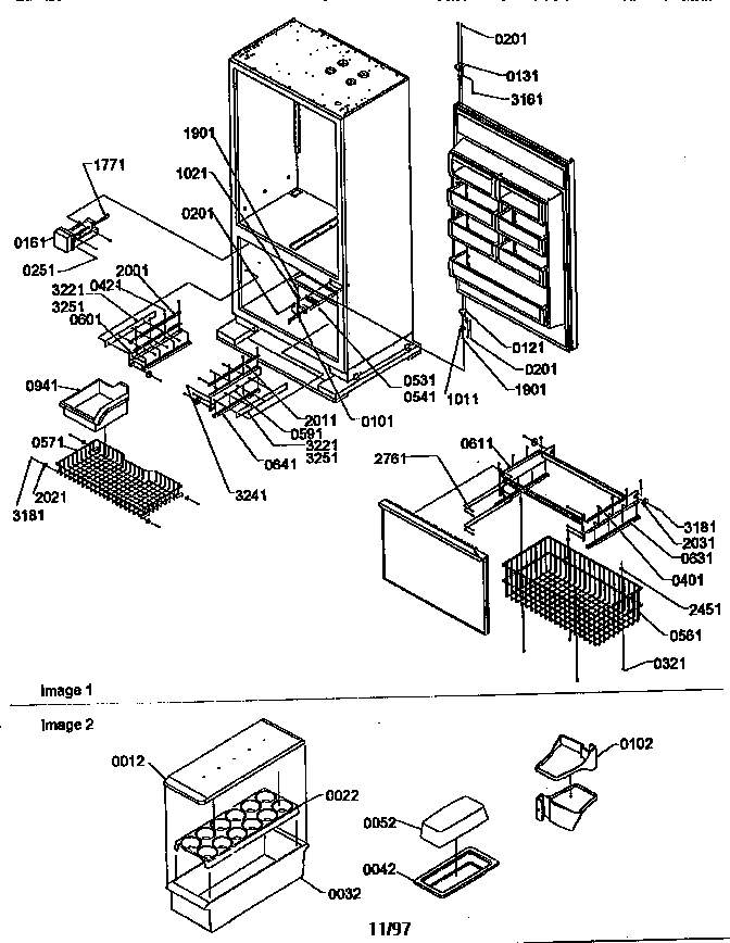 Drawers, hinges and accessories
