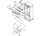 Amana B136CAR1-P1197504W upper grille and keyboard diagram