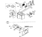 Amana B136CAR1-P1197504W top hinge/condenser/compressor diagram