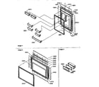 Amana B136CAR1-P1197504W door assemblies diagram