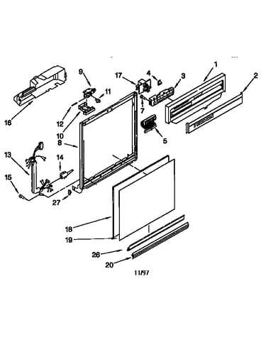 Frame and console