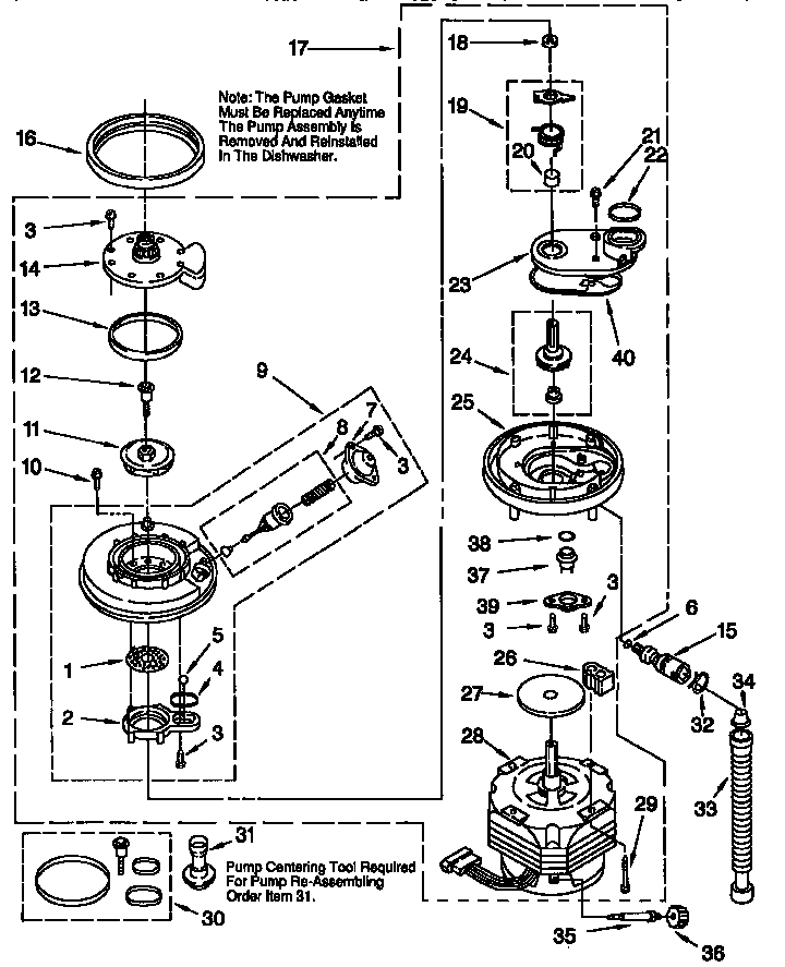 PUMP AND MOTOR