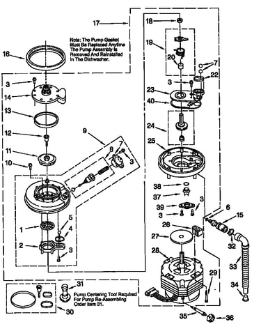Pump and motor
