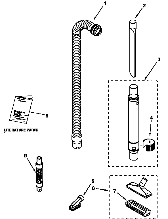 Hose and attachment