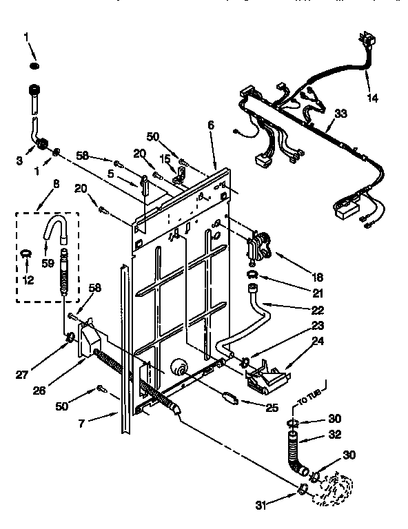 Rear panel