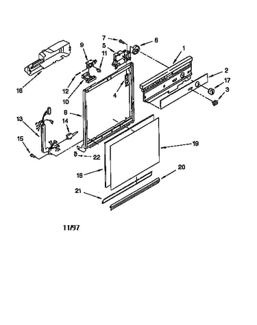 Frame and console