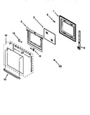 Lower oven door