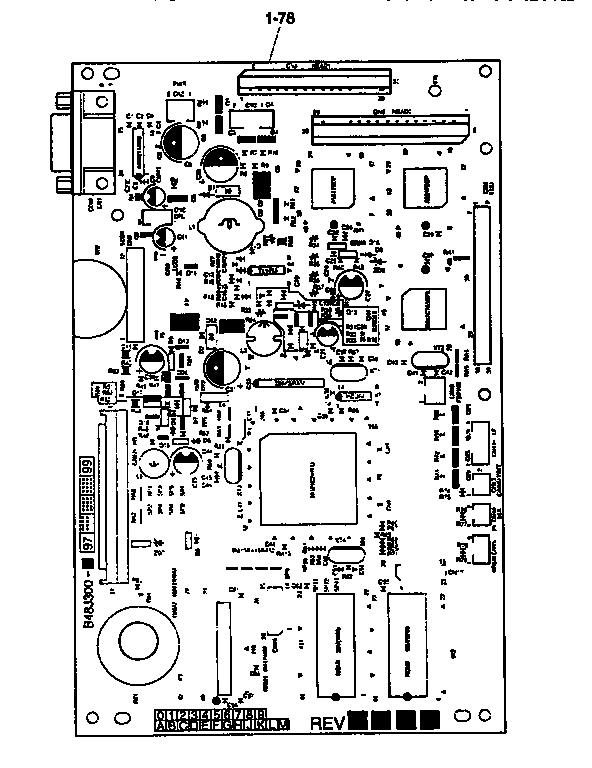 MAIN PCB (FUNCTIONAL CODE 53T-401-102)