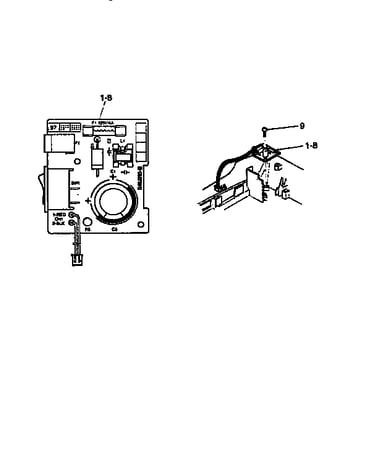 Power supply pcb (functional code 53t-401-104)