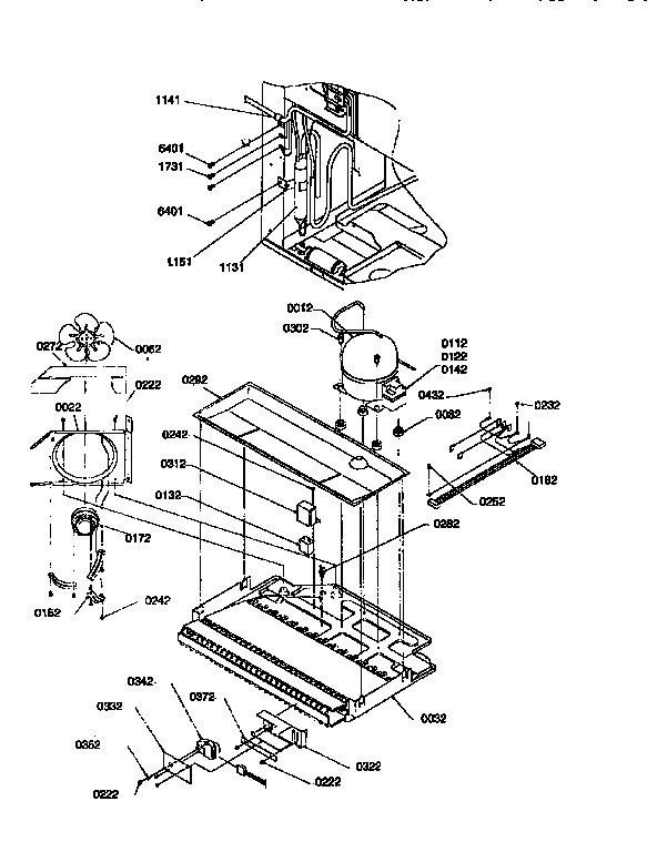 Machine compartment assembly