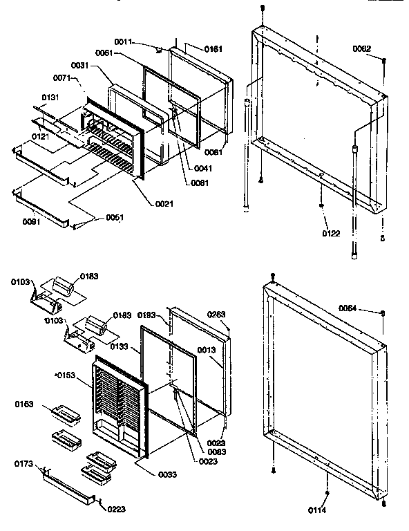 Door assemblies