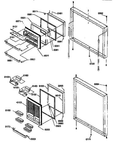 Door assemblies