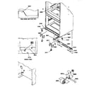 Kenmore 59677275790 insulation and roller assembly diagram