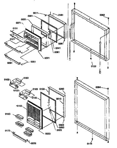 Door assemblies