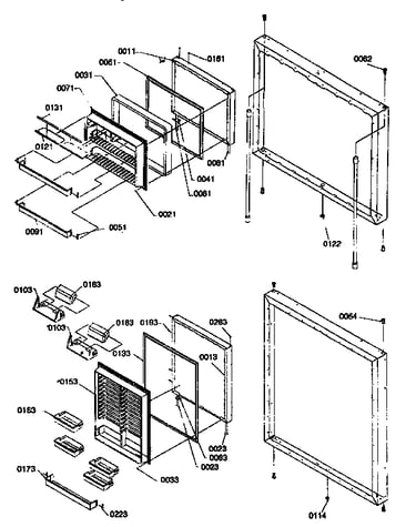 Door assemblies