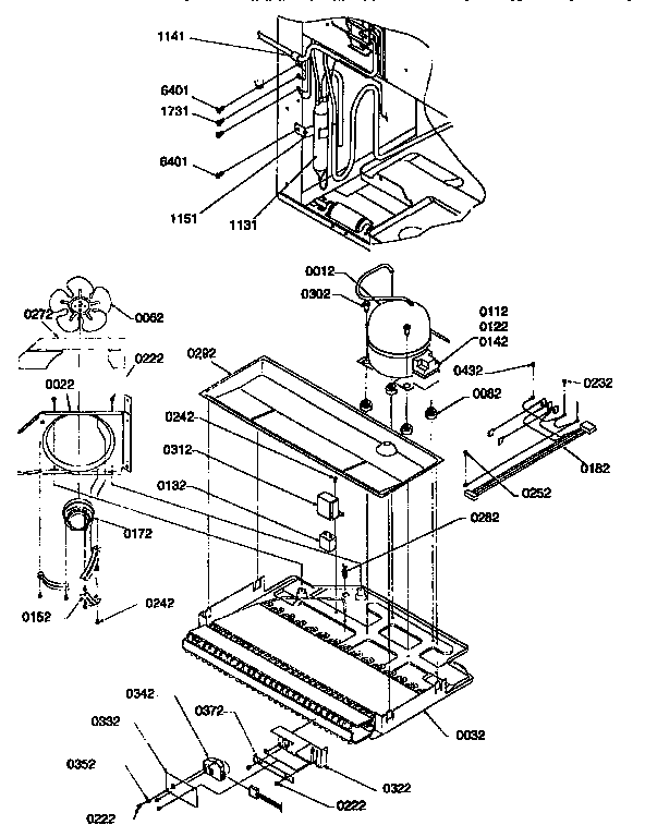 Machine compartment assembly
