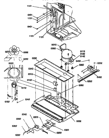 Machine compartment assembly