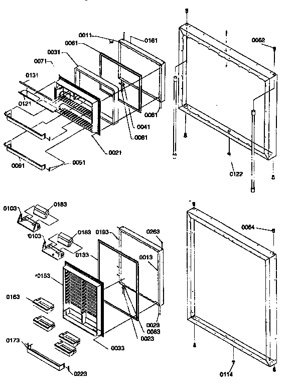 Door assemblies