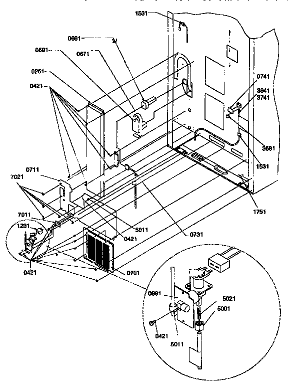 Cabinet back