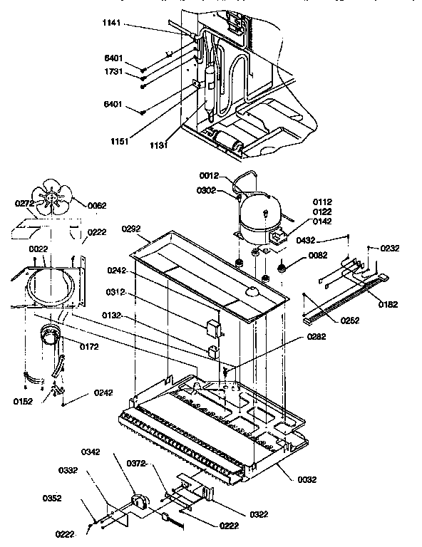 Machine compartment assembly