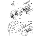 Kenmore 59677272790 ice maker assembly and parts diagram
