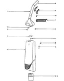 Handle and bag housing