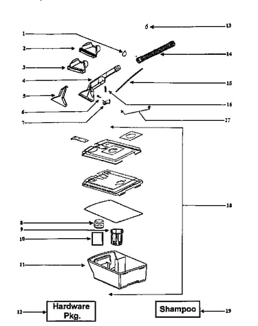 Recovery tank assembly