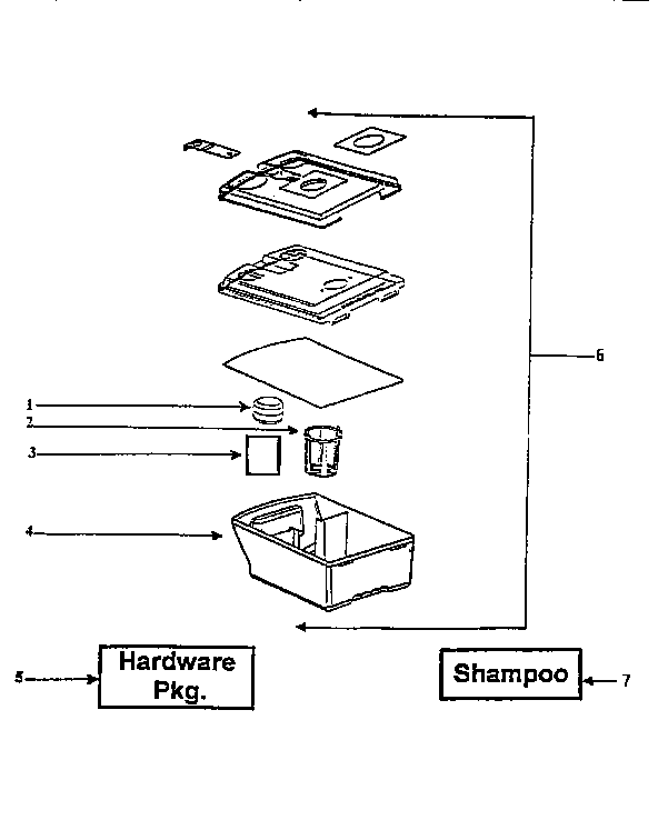 Recovery tank assembly