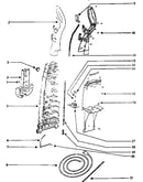 Handle and bag housing