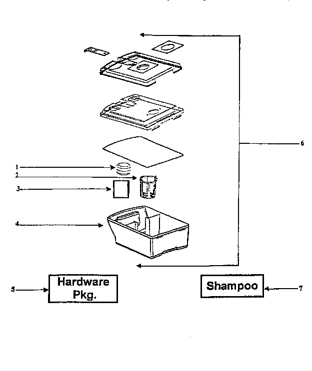 Recovery tank assembly