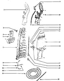Handle and bag housing
