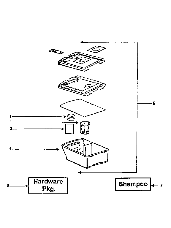 Recovery tank assembly