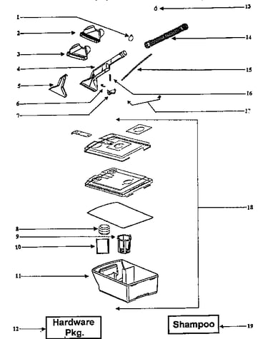 Recovery tank assembly